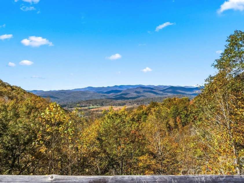 216 Tinequa Drive, Brevard, NC 28712.  MLS# CAR4365636, YatesRealty ID 11539. Views from the overlook near Connestee's main gate