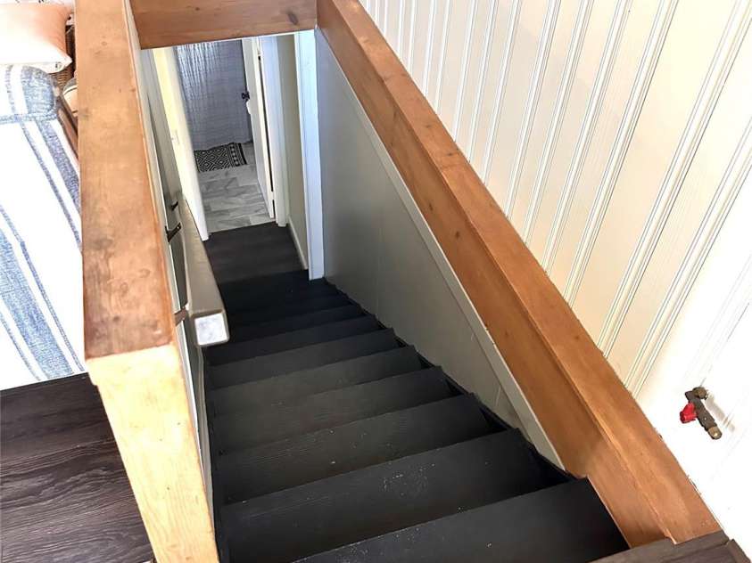 17 Village Way, Sapphire, NC 28774.  MLS# CAR4256593, YatesRealty ID 11545. Stairs to lower level