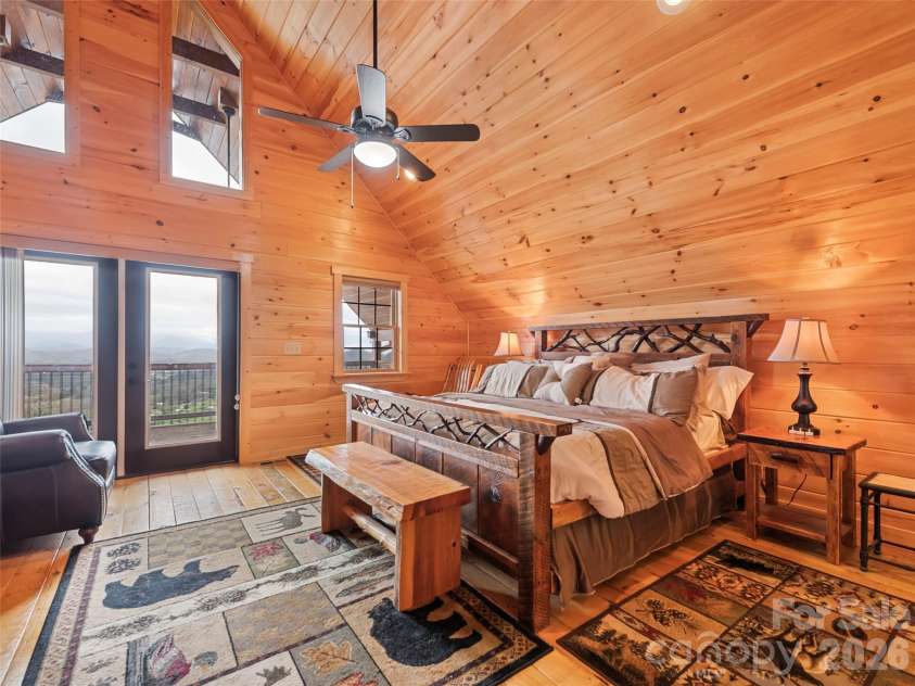 693 High Splendor Road, Robbinsville, NC 28771.  MLS# CAR4362499, YatesRealty ID 11558. Second Level Primary Suite
