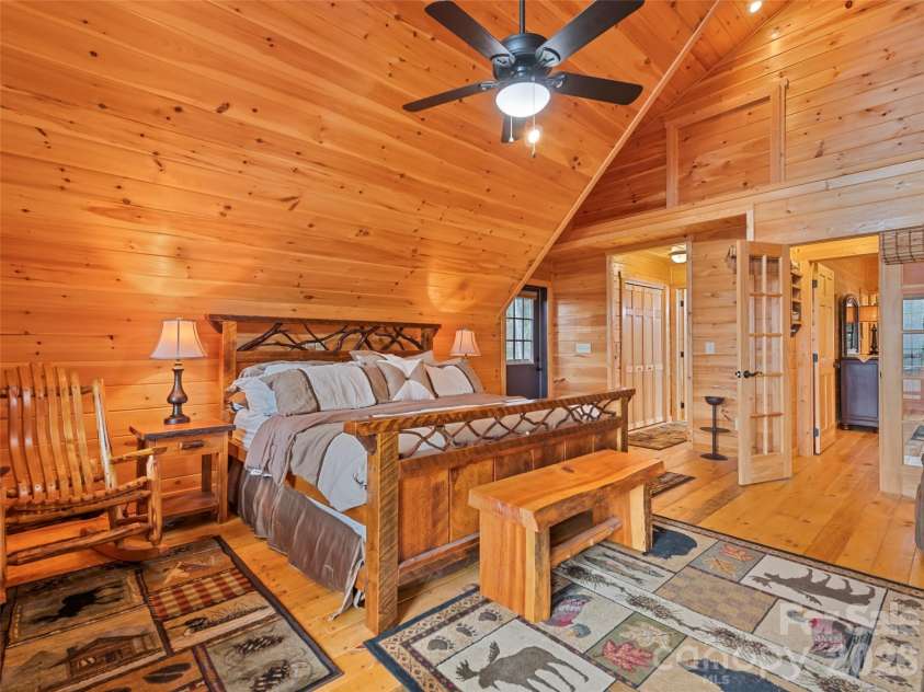 693 High Splendor Road, Robbinsville, NC 28771.  MLS# CAR4362499, YatesRealty ID 11558. Second Level Primary Suite