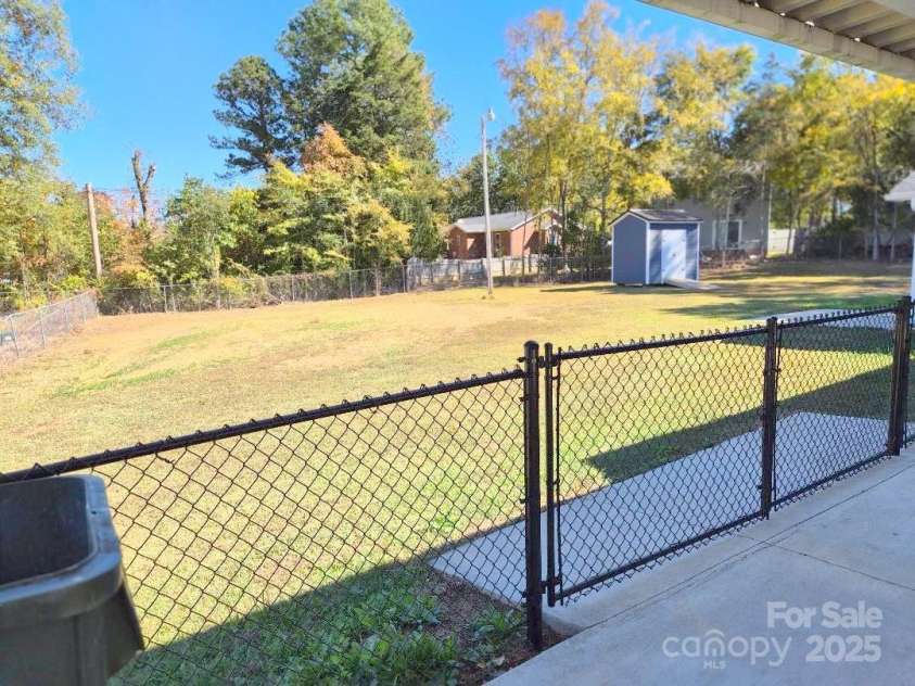 1352 Steed Street, Rock Hill, SC 29732.  MLS# CAR4315486, YatesRealty ID 1156. Fenced Backyard