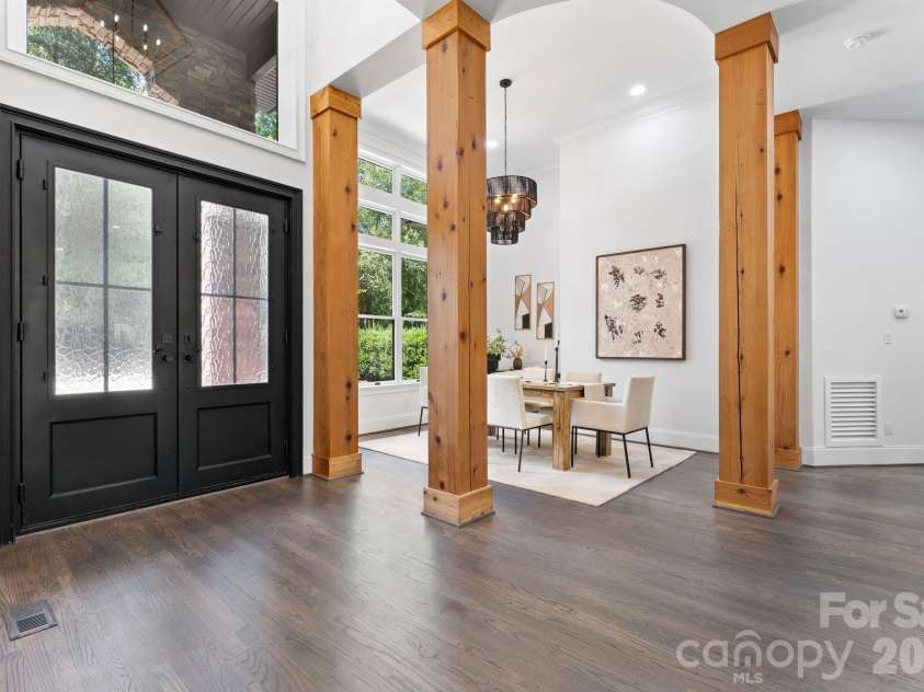 8806 Hearthstone Court, Terrell, NC 28682.  MLS# CAR4402631, YatesRealty ID 11561. Custom iron door