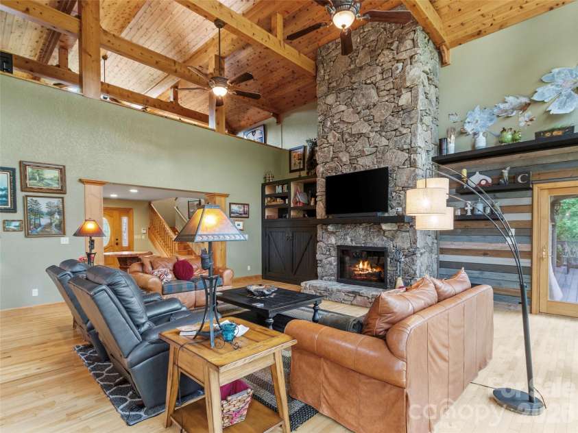 151 Austin Mountain Drive, Burnsville, NC 28714.  MLS# CAR4363639, YatesRealty ID 11563. Bright and airy open floor plan with warm finishes