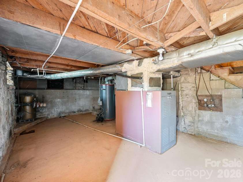 1771 Drexel Road, Valdese, NC 28690.  MLS# CAR4364186, YatesRealty ID 11568. Basement