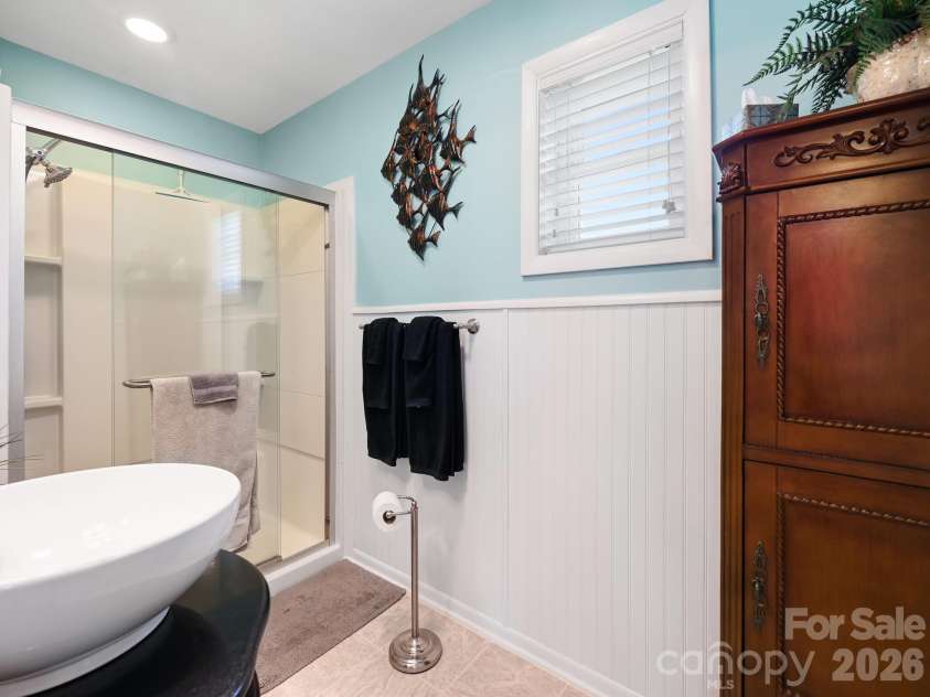 1771 Drexel Road, Valdese, NC 28690.  MLS# CAR4364186, YatesRealty ID 11568. Bathroom off of front living space