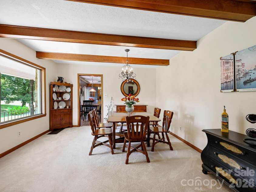 1771 Drexel Road, Valdese, NC 28690.  MLS# CAR4364186, YatesRealty ID 11568. Dining Room looking from front living room