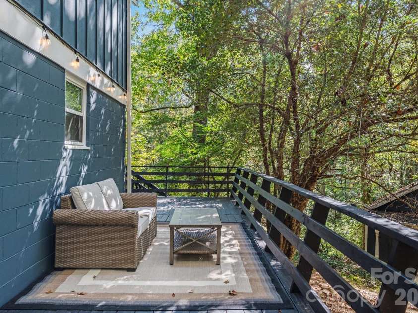 23 Springwood Drive, Asheville, NC 28805.  MLS# CAR4365304, YatesRealty ID 11575. Back deck