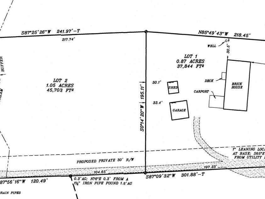 95 Hunters Ridge Road, Mills River, NC 28759.  MLS# CAR4244333, YatesRealty ID 11576. Plat showing Lot 2 available.