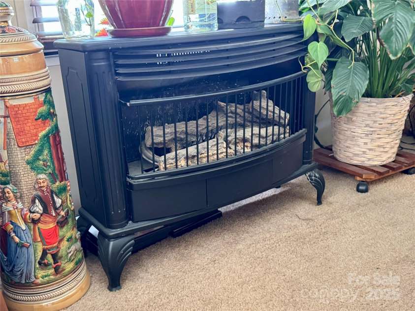 2084 Bristol Creek Avenue, Morganton, NC 28655.  MLS# CAR4247733, YatesRealty ID 11577. Gas heater stays as back up heat source