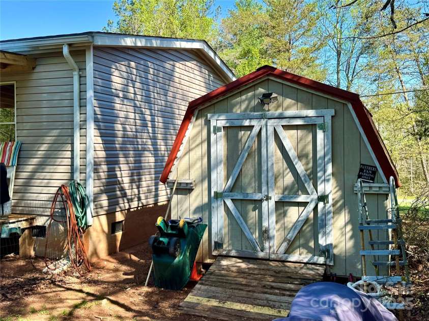 2084 Bristol Creek Avenue, Morganton, NC 28655.  MLS# CAR4247733, YatesRealty ID 11577. Outbuilding conveys