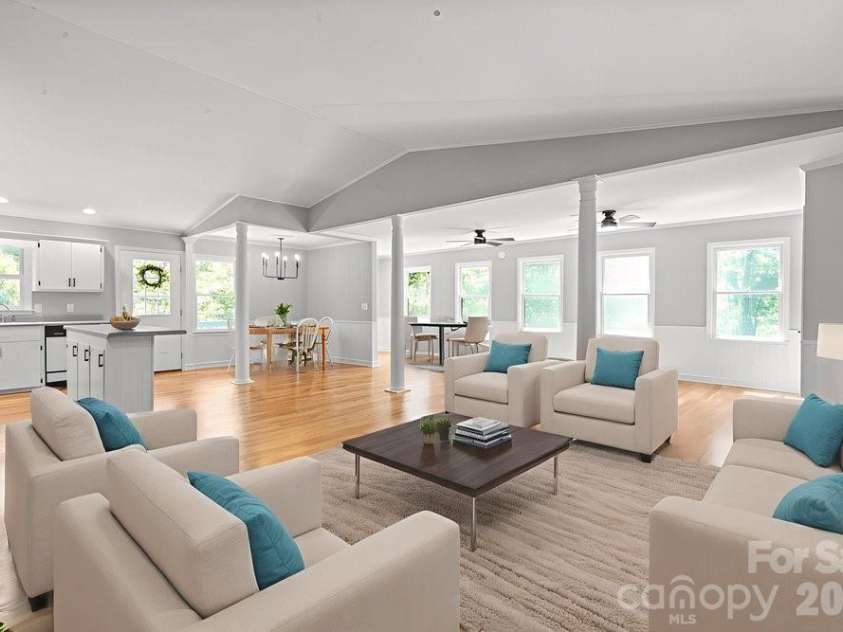 17 Twisted Trail, Black Mountain, NC 28711.  MLS# CAR4364900, YatesRealty ID 11581. Staged for showing seating options