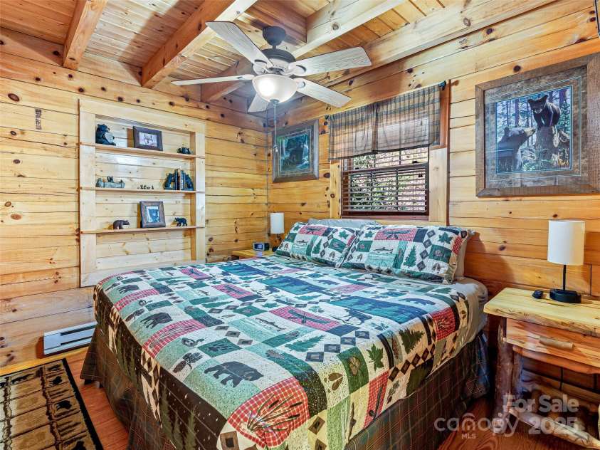 71 Honeymoon Lane, Maggie Valley, NC 28751.  MLS# CAR4240026, YatesRealty ID 11581. Second bedroom on the main floor