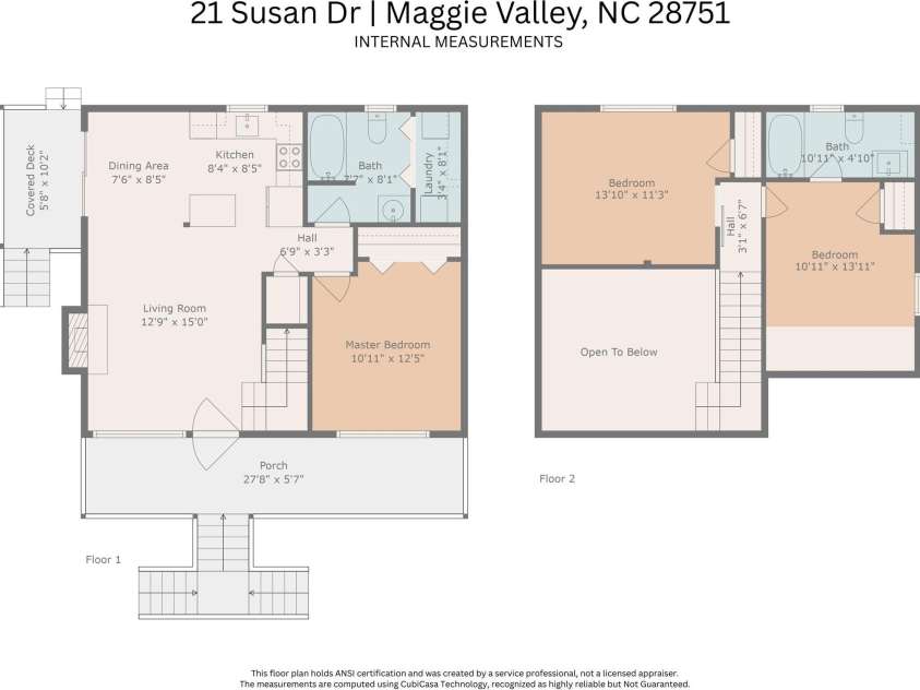 21 Susan Drive, Maggie Valley, NC 28751.  MLS# CAR4241989, YatesRealty ID 11582. Floorplan