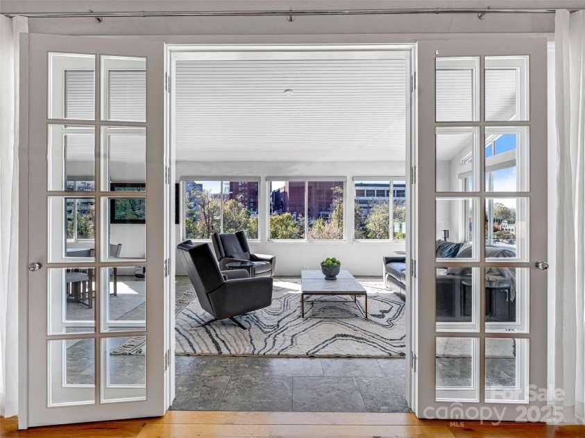 75 Broadway Street, Asheville, NC 28801.  MLS# CAR4219180, YatesRealty ID 11589. Day room from the primary suite