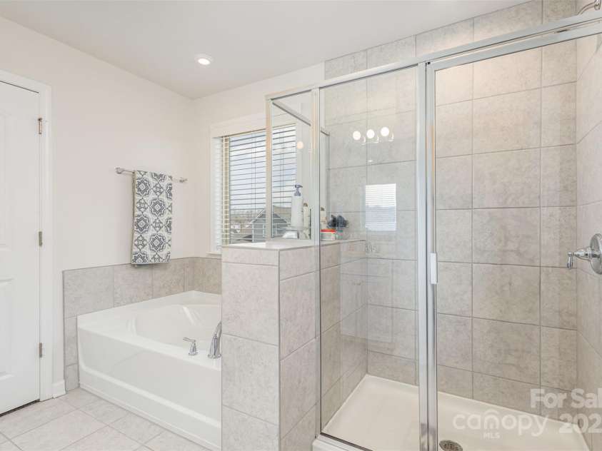 1111 Fairbrae Lane, Indian Trail, NC 28079.  MLS# CAR4220847, YatesRealty ID 11590. Primary bath