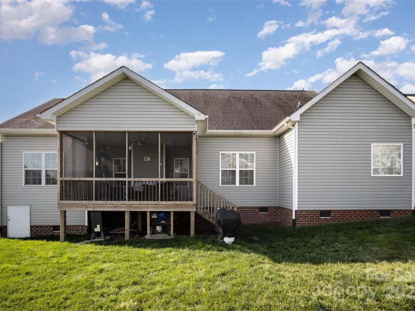 5172 Norway Road, Rock Hill, SC 29732.  MLS# CAR4242482, YatesRealty ID 11591. Back of the home view