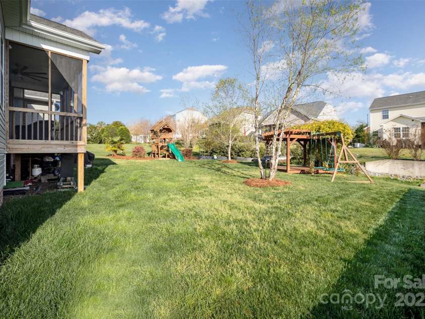 5172 Norway Road, Rock Hill, SC 29732.  MLS# CAR4242482, YatesRealty ID 11591. Nice size back yard and level great for playing