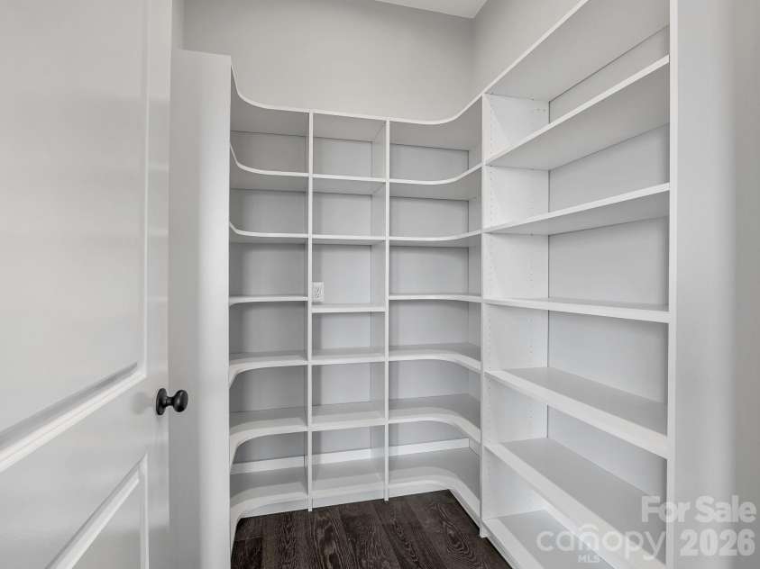 345 Preservation Trail, Columbus, NC 28722.  MLS# CAR4357487, YatesRealty ID 11600. Pantry designed for easy organization.