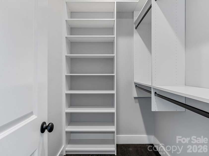 345 Preservation Trail, Columbus, NC 28722.  MLS# CAR4357487, YatesRealty ID 11600. Primary suite closet.