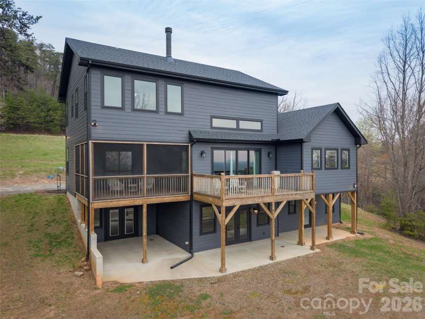 345 Preservation Trail, Columbus, NC 28722.  MLS# CAR4357487, YatesRealty ID 11600. Rear View