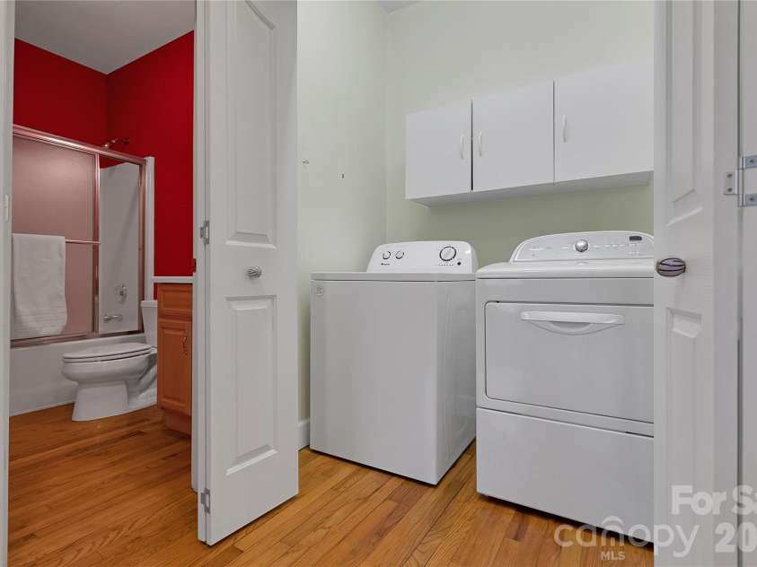63 Wanei Court, Brevard, NC 28712.  MLS# CAR4359510, YatesRealty ID 11607. Hall Closet Laundry on the Main level.,