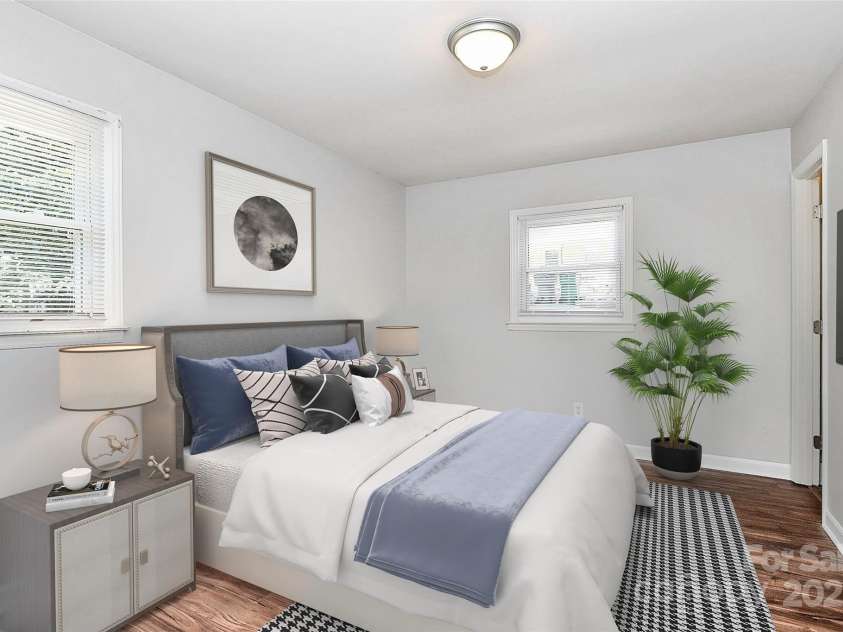 6517 Paleface Place, Charlotte, NC 28214.  MLS# CAR4255307, YatesRealty ID 11607. Master bedroom virtual staged
