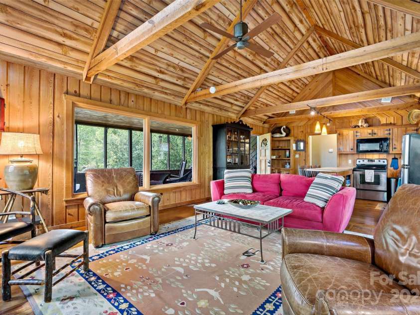 1795 Mckenzie Way, Old Fort, NC 28762.  MLS# CAR4256419, YatesRealty ID 11609. Open living and kitchen areas.