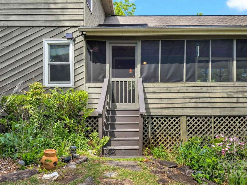 1795 Mckenzie Way, Old Fort, NC 28762.  MLS# CAR4256419, YatesRealty ID 11609. Screened in porch.