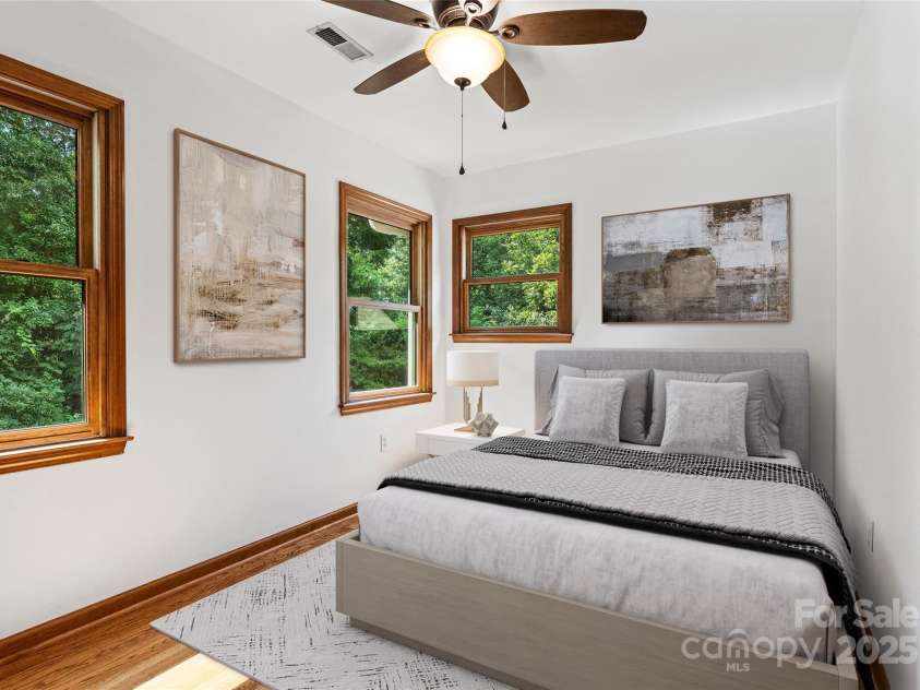 341 Mulberry Street, Statesville, NC 28677.  MLS# CAR4294952, YatesRealty ID 11613. Upper Level Bedroom (virtually staged)