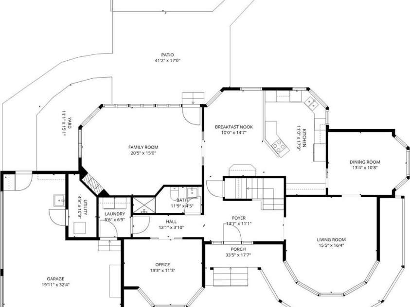 223 Fairway Terrace, Canton, NC 28716.  MLS# CAR4359000, YatesRealty ID 11614. Main Level with Pavilion