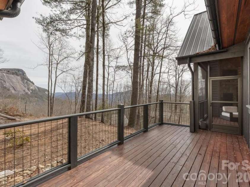 692 Lost Trail, Highlands, NC 28741.  MLS# CAR4360852, YatesRealty ID 11617. Deck on the Main Level