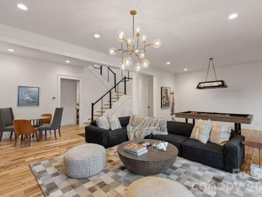 692 Lost Trail, Highlands, NC 28741.  MLS# CAR4360852, YatesRealty ID 11617. Lower Level Rec Room