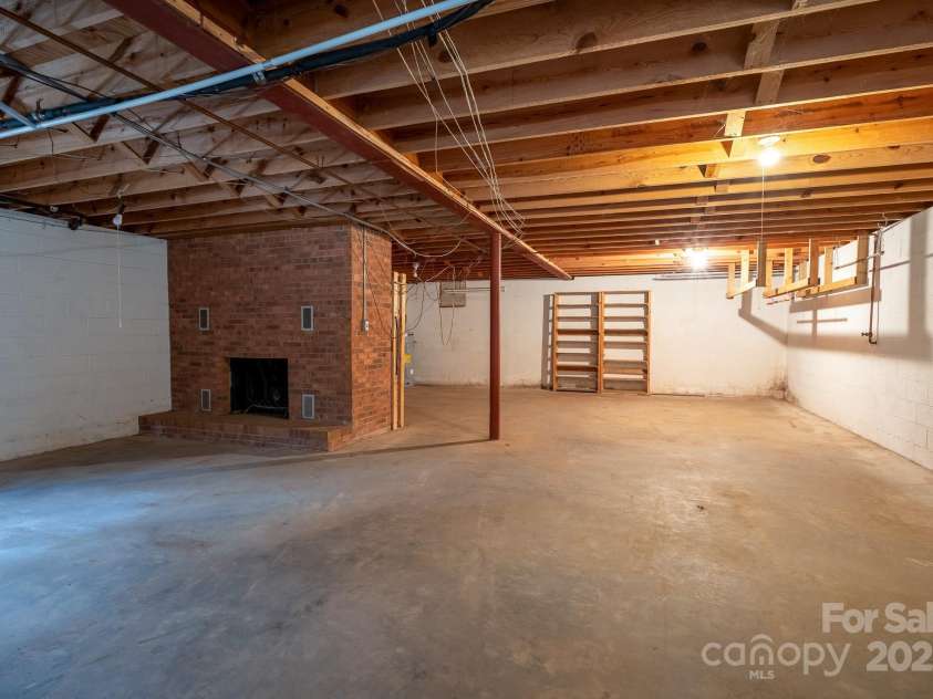 107 Myrtle Avenue, China Grove, NC 28023.  MLS# CAR4225002, YatesRealty ID 11620. Basement