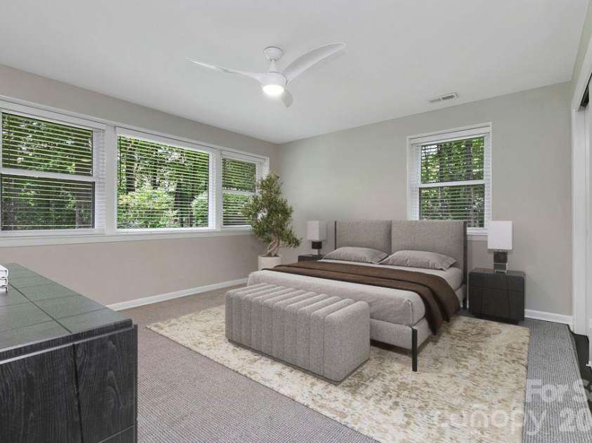 100 Ashton Lane, Brevard, NC 28712.  MLS# CAR4411812, YatesRealty ID 11621. Bedroom 3