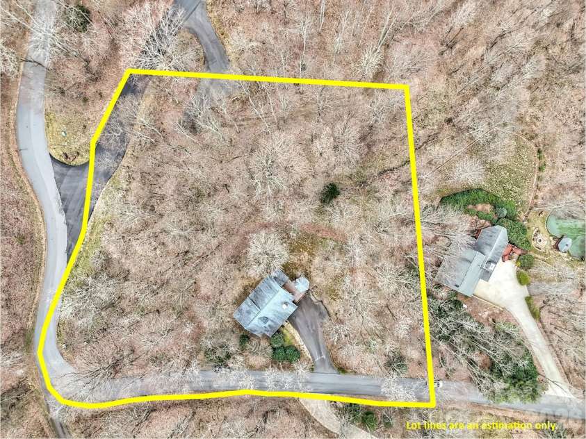 1664 Tawodi Trail, Maggie Valley, NC 28751.  MLS# CAR4360189, YatesRealty ID 11622. Aerial or lot