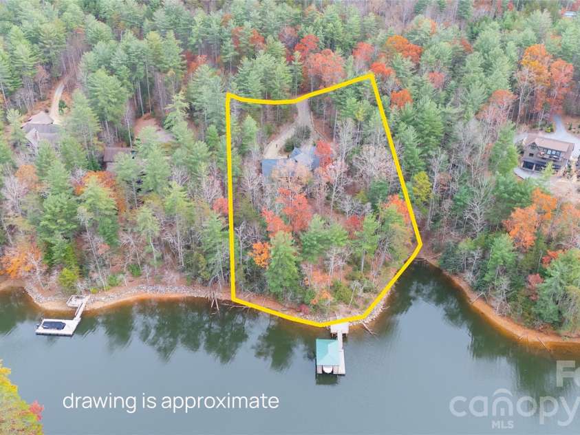 2186 Long Rifle Ridge Road, Nebo, NC 28761.  MLS# CAR4349761, YatesRealty ID 11631. Gentle sloping lot