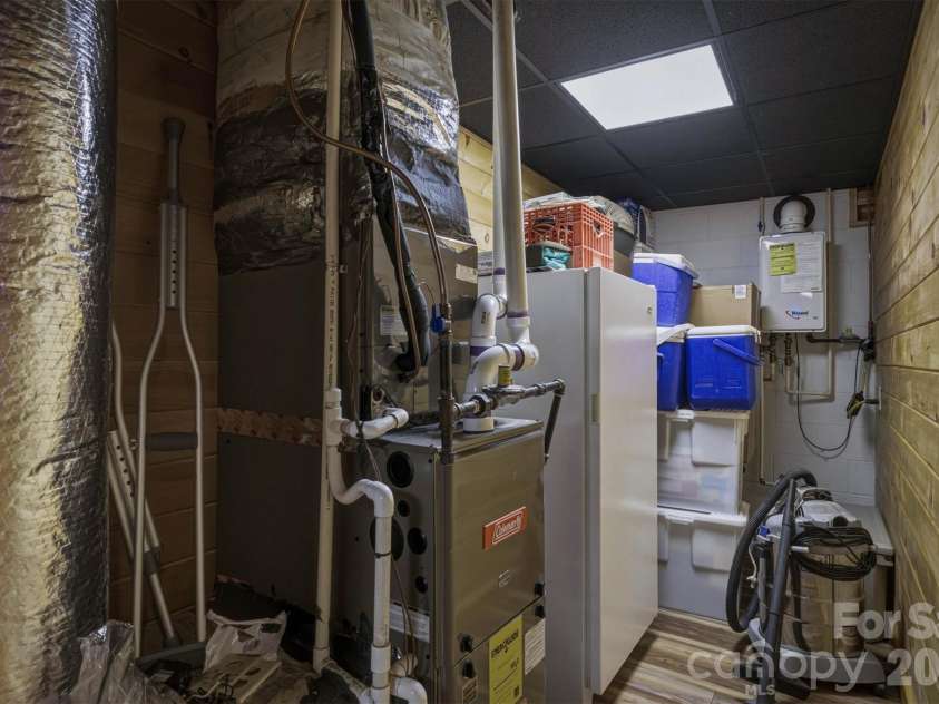 5895 Old Hwy 70 Road, Morganton, NC 28655.  MLS# CAR4352481, YatesRealty ID 11634. Mechanical room