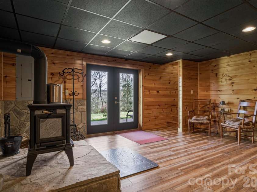 5895 Old Hwy 70 Road, Morganton, NC 28655.  MLS# CAR4352481, YatesRealty ID 11634. Stairwell into basement