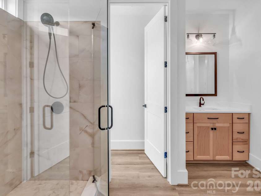 104 Hidden Cove Road, Norwood, NC 28128.  MLS# CAR4352479, YatesRealty ID 11637. Primary Bathroom