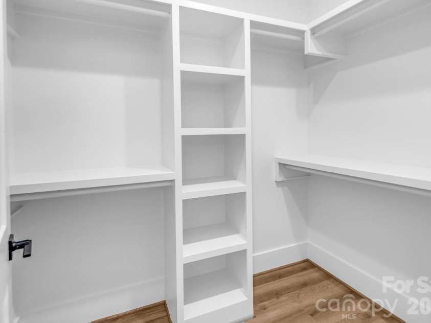 104 Hidden Cove Road, Norwood, NC 28128.  MLS# CAR4352479, YatesRealty ID 11637. Primary Closet