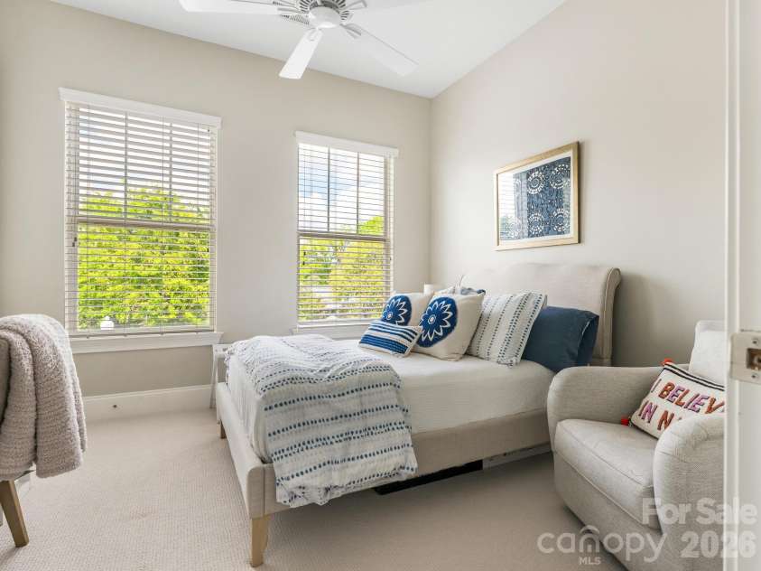 2964 Selwyn Avenue, Charlotte, NC 28209.  MLS# CAR4366905, YatesRealty ID 11654. Second Bedroom