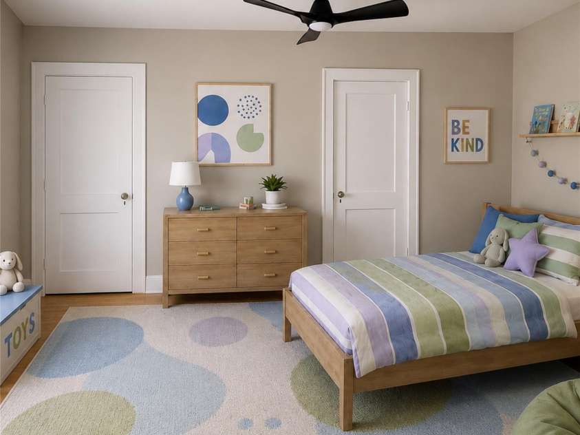 317 8th Street, Hickory, NC 28601.  MLS# CAR4361363, YatesRealty ID 11658. Bedroom 2: AI decorated