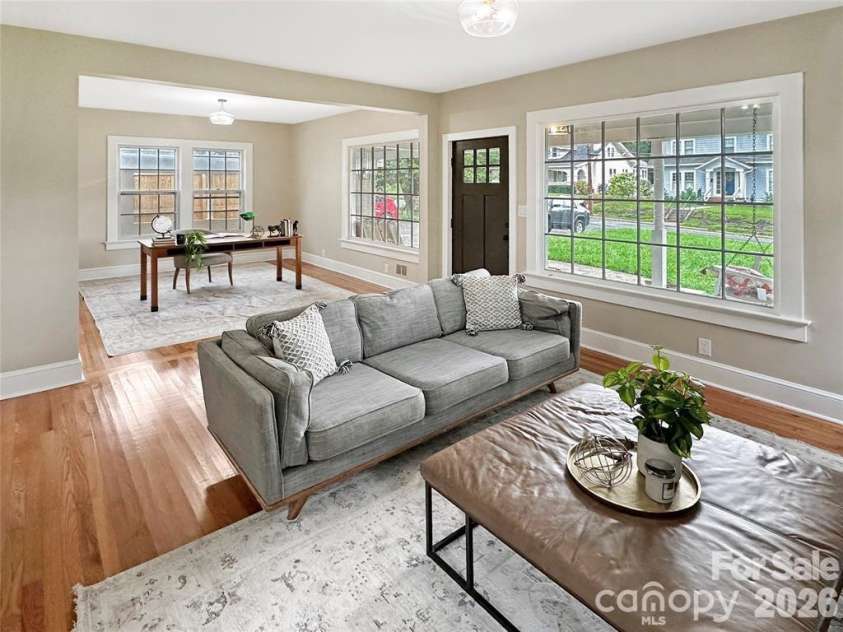 317 8th Street, Hickory, NC 28601.  MLS# CAR4361363, YatesRealty ID 11658. Living Room/Office