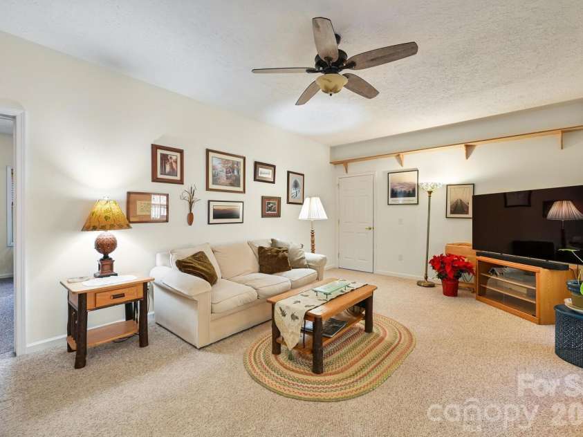 2 Ruffed Grouse Drive, Weaverville, NC 28787.  MLS# CAR4330226, YatesRealty ID 11659. Living room 