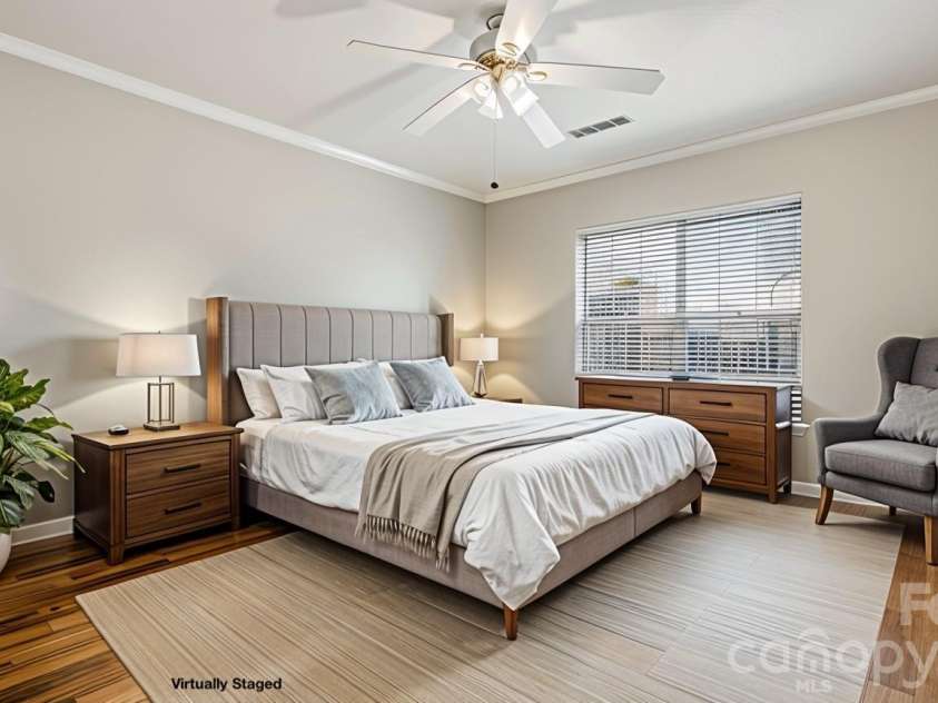 57106 Nightingale Way, Indian Land, SC 29707.  MLS# CAR4349782, YatesRealty ID 11662. Bedroom 2 - Virtually Staged