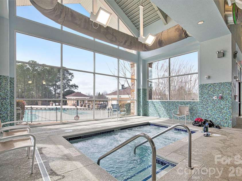 57106 Nightingale Way, Indian Land, SC 29707.  MLS# CAR4349782, YatesRealty ID 11662. Lake House indoor hot tub
