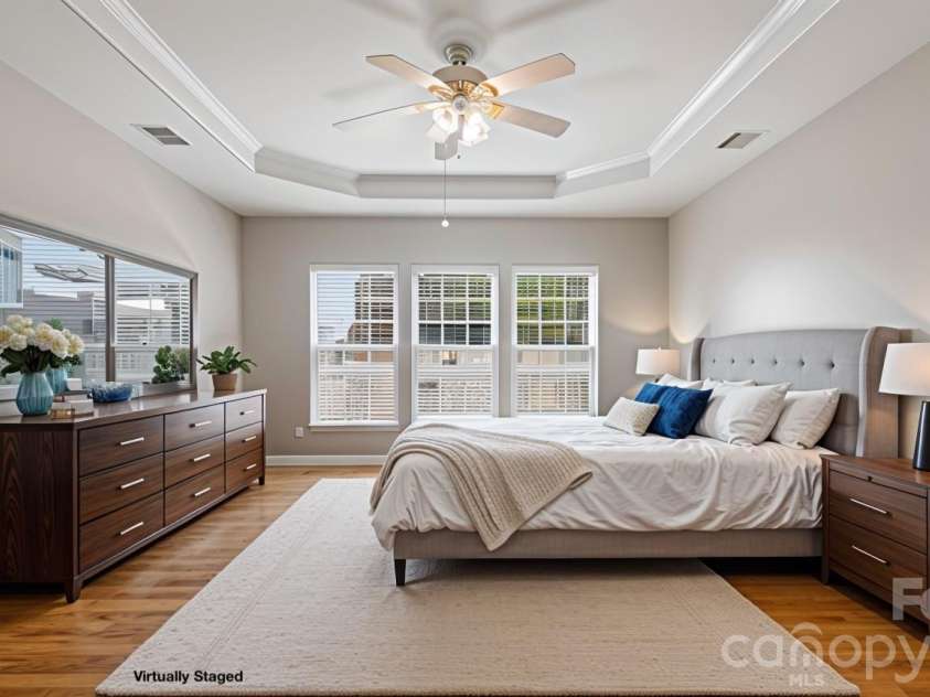 57106 Nightingale Way, Indian Land, SC 29707.  MLS# CAR4349782, YatesRealty ID 11662. Primary Bedroom - Virtually Staged