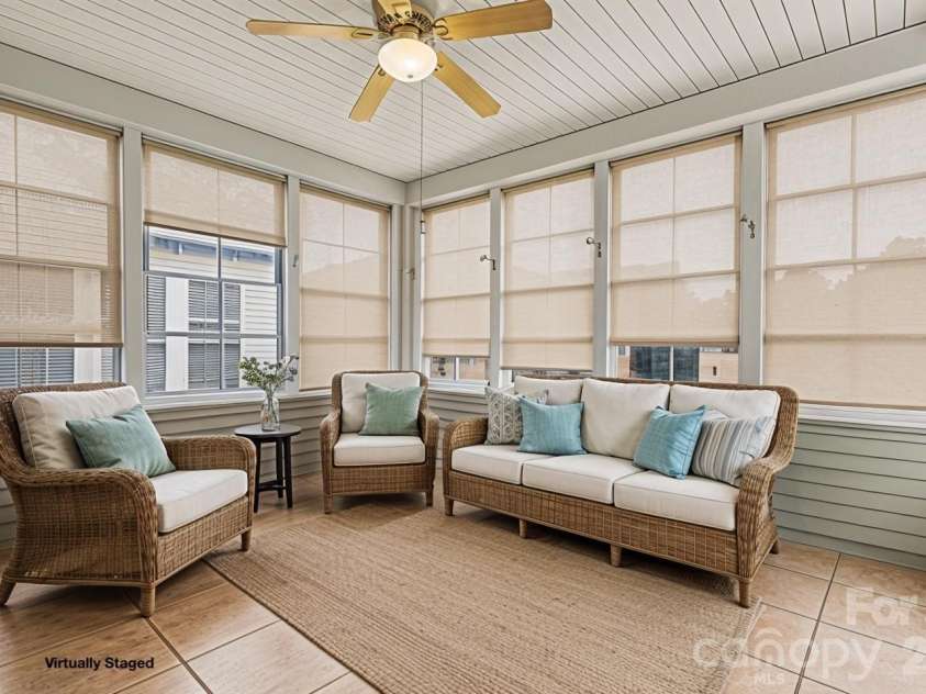 57106 Nightingale Way, Indian Land, SC 29707.  MLS# CAR4349782, YatesRealty ID 11662. Screened Porch - Virtually Staged