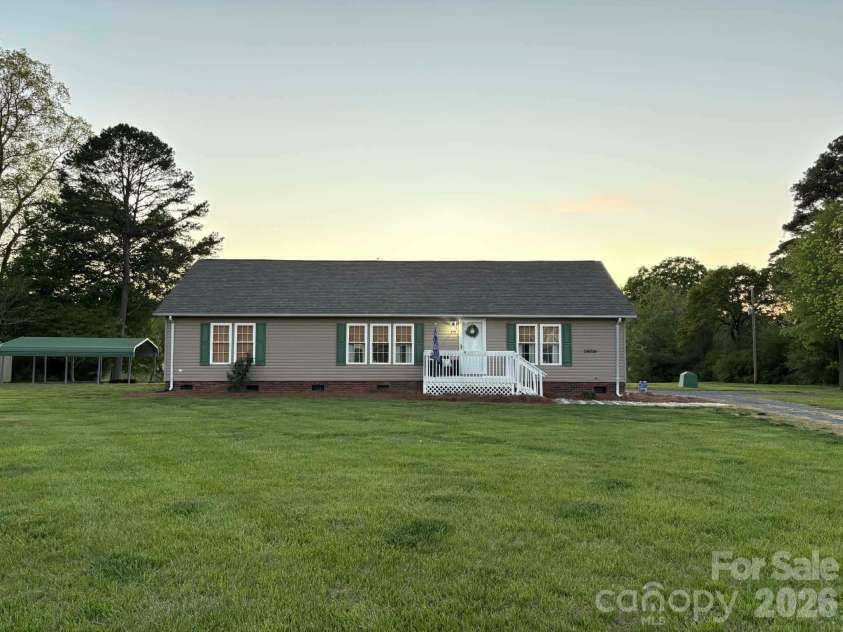 26024 Hobert Road, Albemarle, NC 28001.  MLS# CAR4364507, YatesRealty ID 11663. 