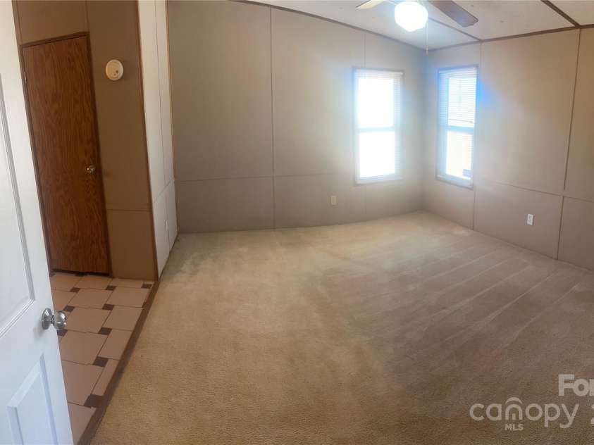 8183 Hallman Mill Road, Vale, NC 28168.  MLS# CAR4234132, YatesRealty ID 11667. Master bedroom